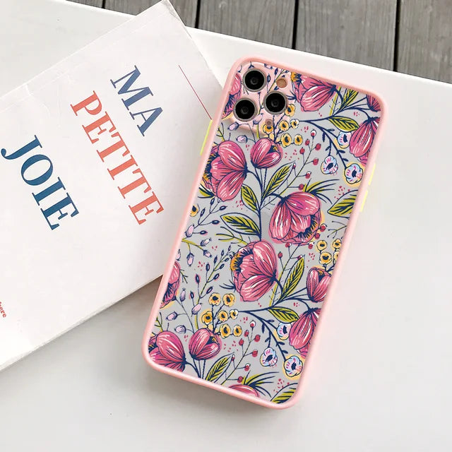 busy flower phone cases