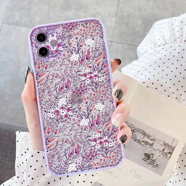 busy flower phone cases