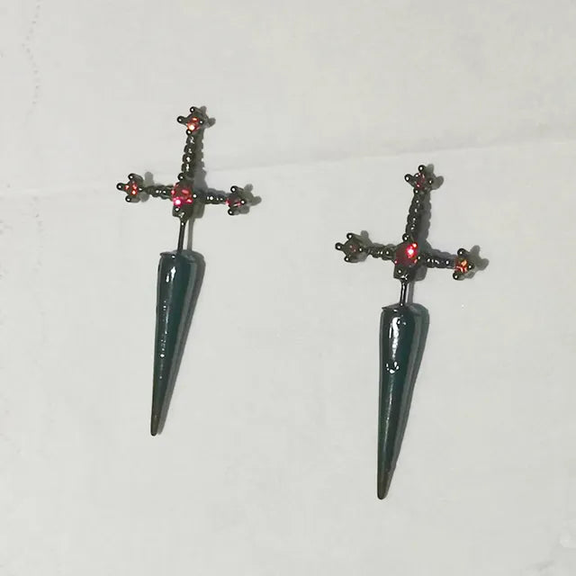 sword earrings