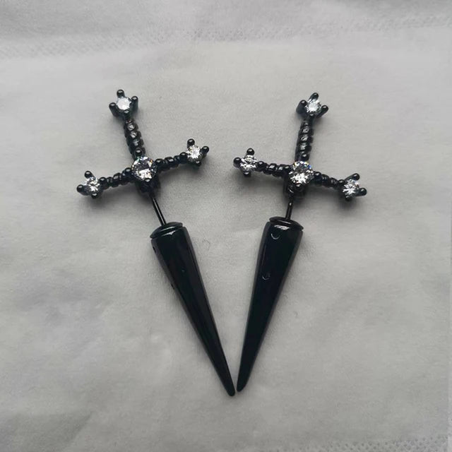 sword earrings