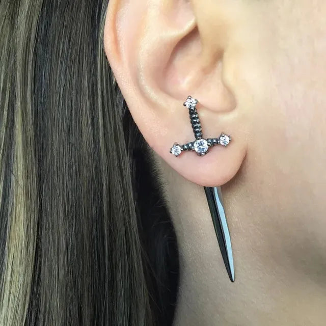 sword earrings