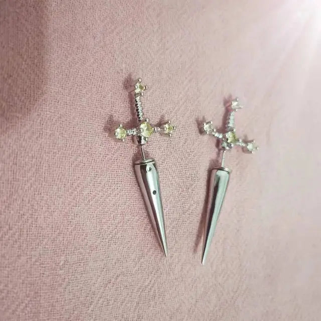 sword earrings