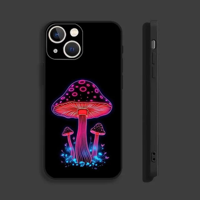 psychedelic mushroom phone cases