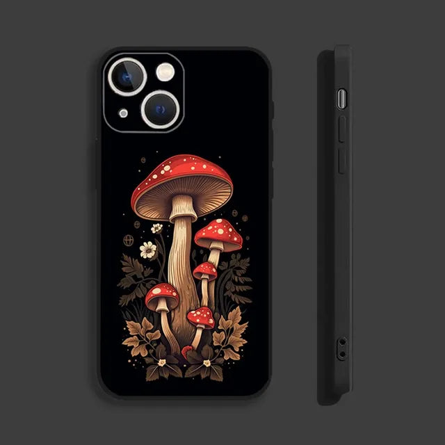 psychedelic mushroom phone cases